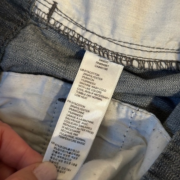 Vintage Y2K Forever 21‎ Dark Blue Shortie Shorts - size 28 - Picture 4 of 6